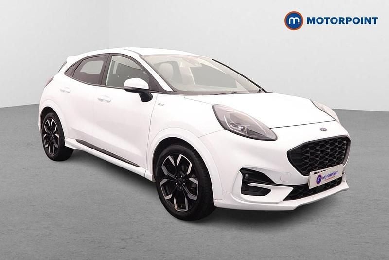 White Used 2021 Ford Puma Gen-E ST-Line X Hatchback | £14,299 (Fair price) - Image 1/4
