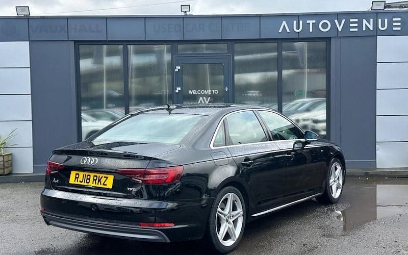 Used Audi A4 S-Line 150 HP (110 kW) 2018 Black Sedan