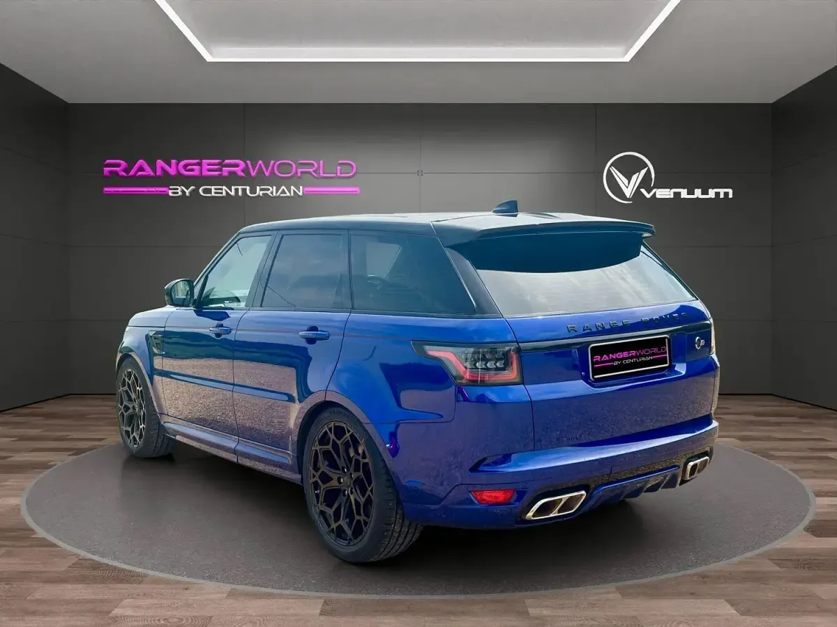 Used Land Rover Range Rover Sport SVR 566 HP (416 kW) 2022 Blue SUV