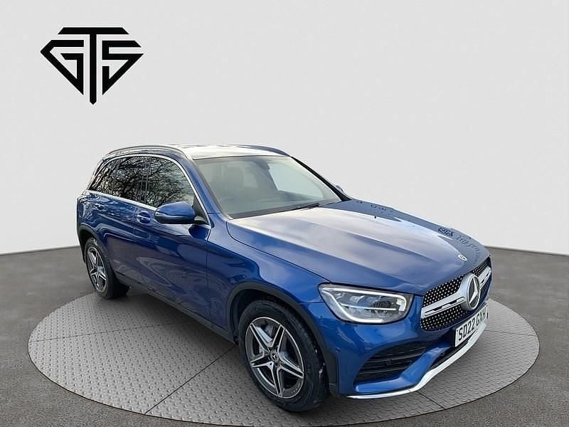Used Mercedes GLC220 AMG line 191 HP (140 kW) 2022 Blue SUV