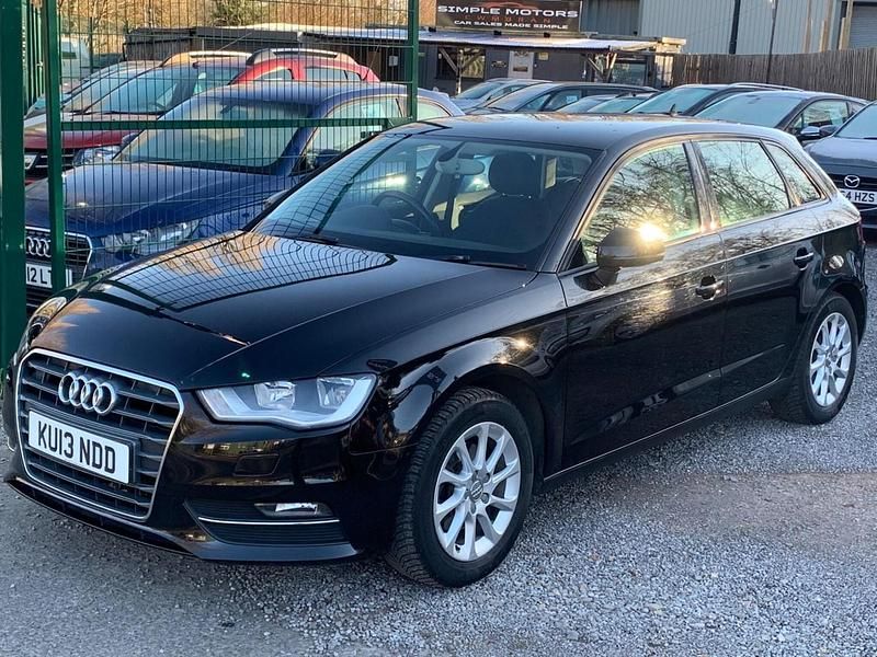 Black Used 2013 Audi A3 Hatchback | £6,295 (Fair price) - Image 1/4