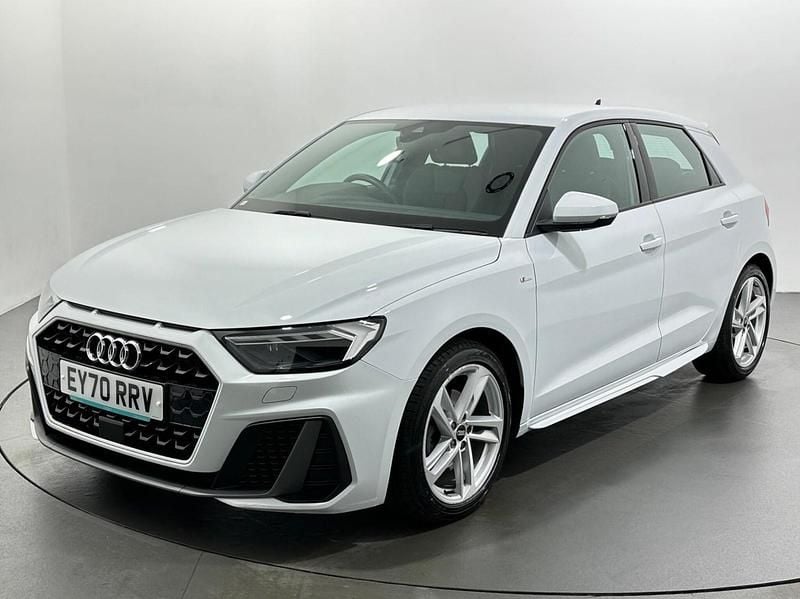 Used Audi A1 Sportback S-Line 110 HP (80 kW) 2020 White Hatchback