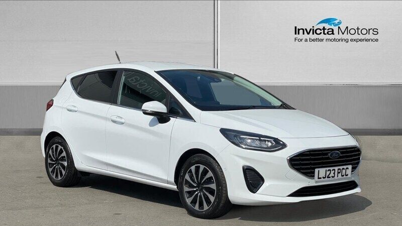 White Used 2023 Ford Fiesta Titanium Hatchback | £13,800 (Good price) - Image 1/4