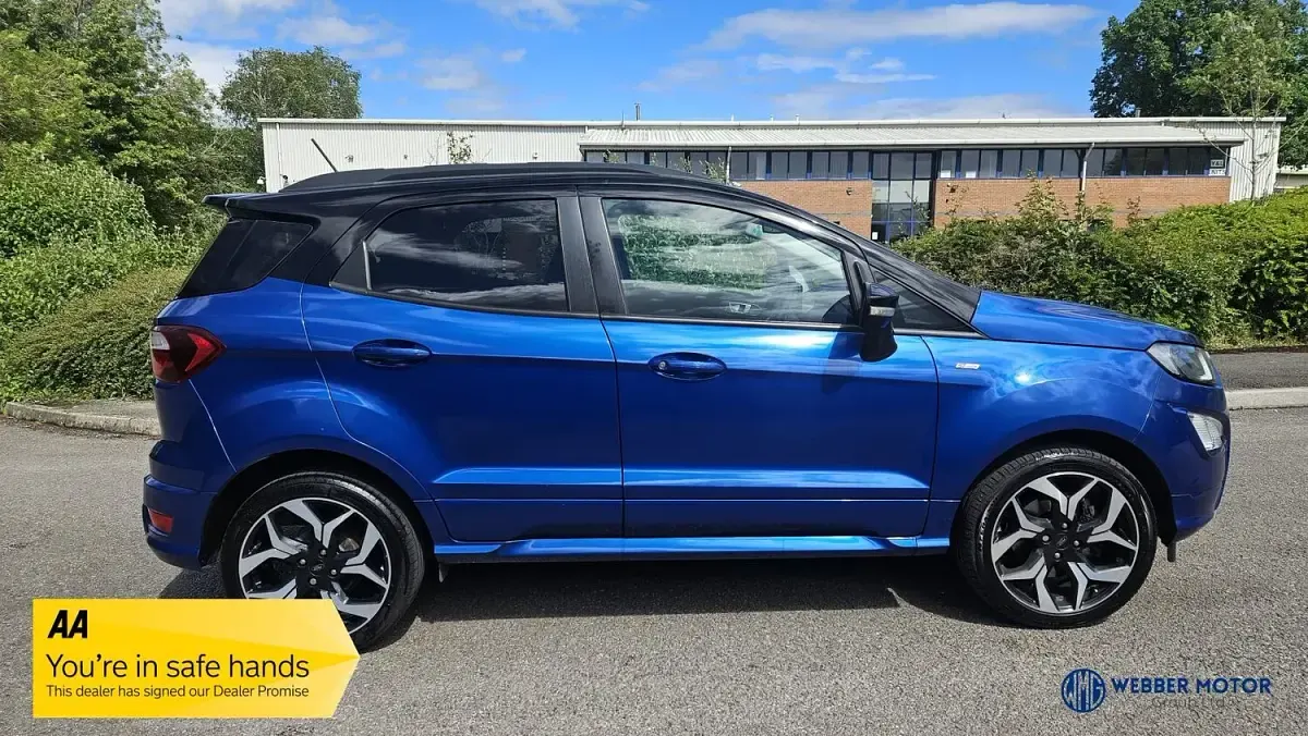 Used Ford Ecosport ST-Line 125 HP (91 kW) 2018 Blue SUV