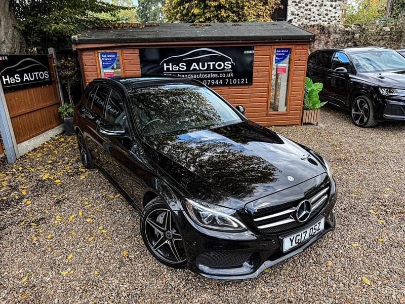 Used Mercedes C250 AMG line 2017 Black Estate