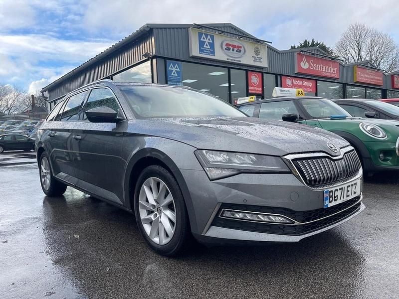 Used Skoda Superb SE Technology 218 HP (160 kW) 2021 Grey Estate