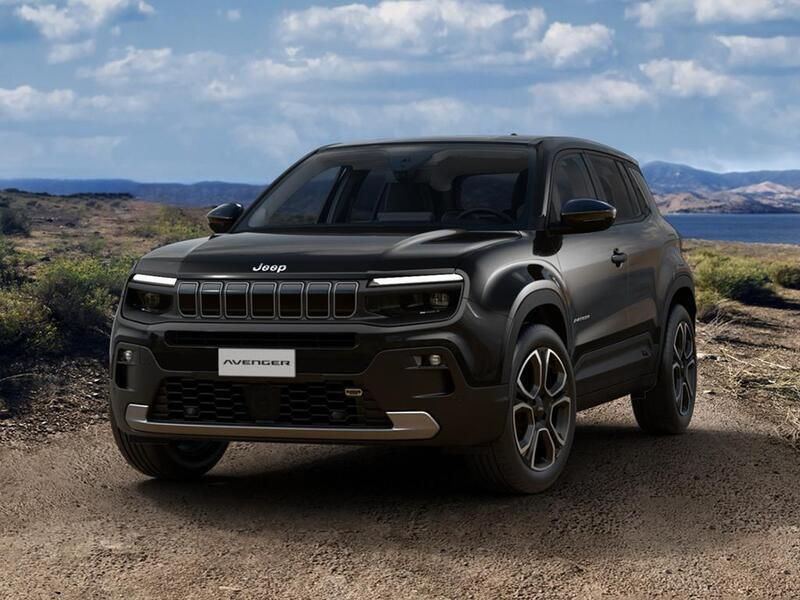 Snow with volcano black roof New 2025 Jeep Avenger Summit SUV | £28,470 - Image 1/4