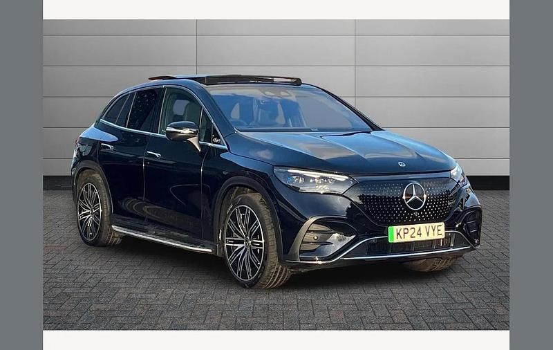 Used Mercedes EQE500 AMG line 300 kW (408 HP) 2024 Black Sedan