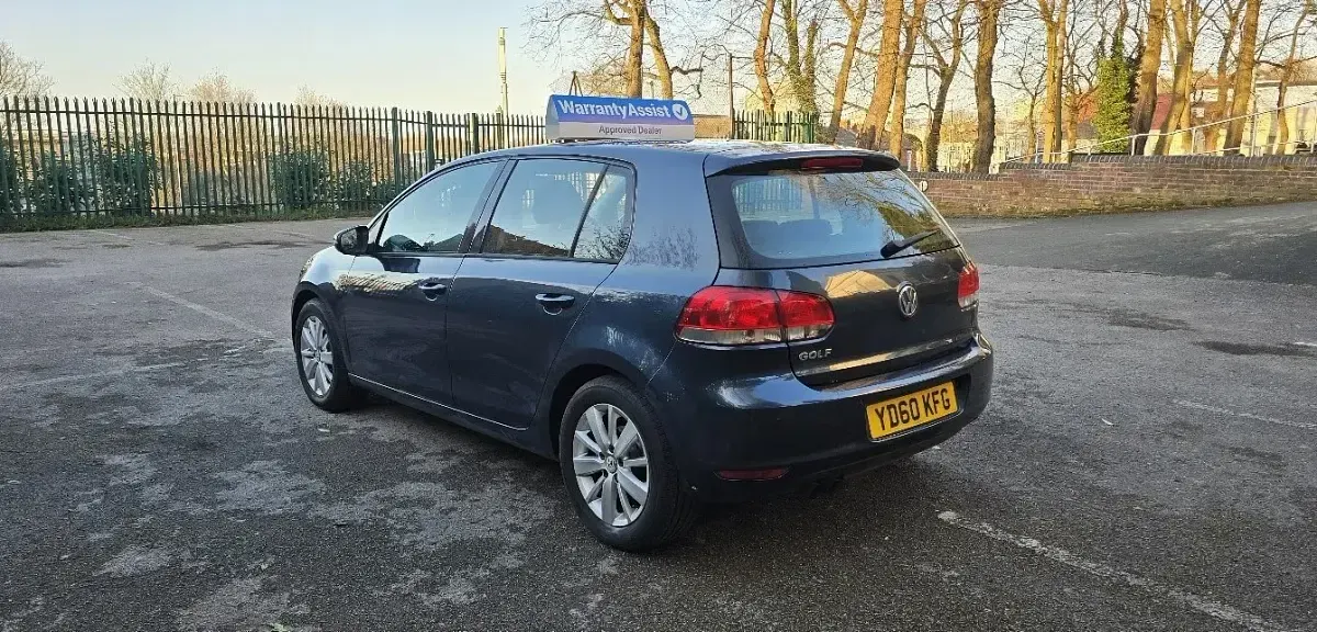 Used VW Golf VI SE 121 HP (88 kW) 2010 Blue Hatchback