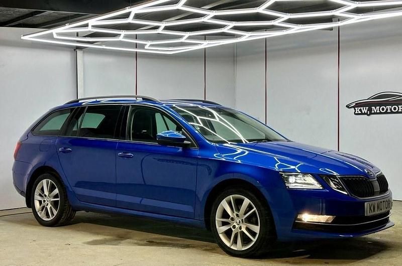 Used Skoda Octavia SE L 150 HP (110 kW) 2019 Blue Estate