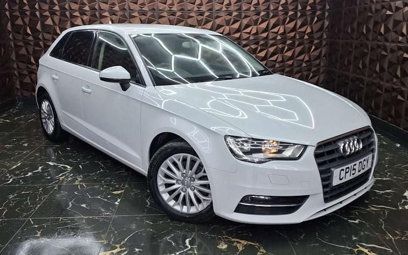 White Used 2015 Audi A3 Sportback Advanced Hatchback | £4,999 (Fair price) - Image 1/4