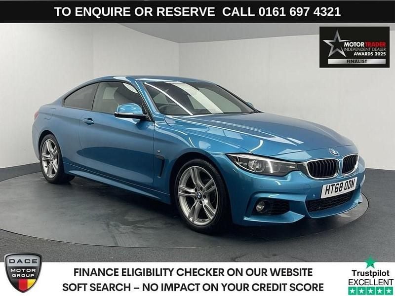 Blue Used 2019 BMW 420 M Sport Coupe | £13,970 (Good price) - Image 1/3