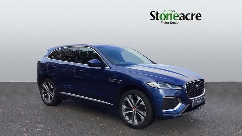 Blue Used 2021 Jaguar F-Pace R-Dynamic SUV | £29,750 (Fair price) - Image 1/4