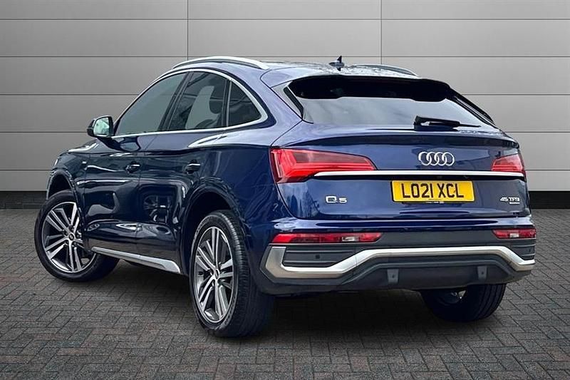 Used Audi Q5 S-Line 265 HP (194 kW) 2021 Navarra blue SUV