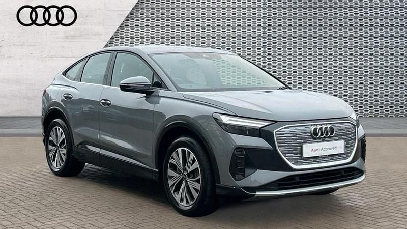 Grey Used 2024 Audi Q4 e-tron Sport SUV | £34,478 (Good price) - Image 1/4