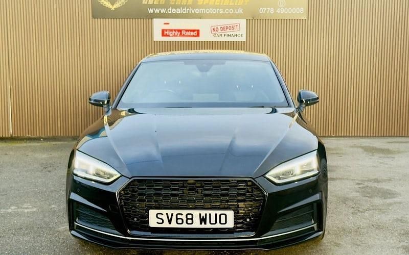 Used Audi A5 S-Line 190 HP (139 kW) 2018 Black Coupe