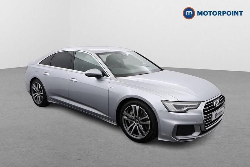 Silver Used 2021 Audi A6 S-Line Sedan | £24,199 (Fair price) - Image 1/4