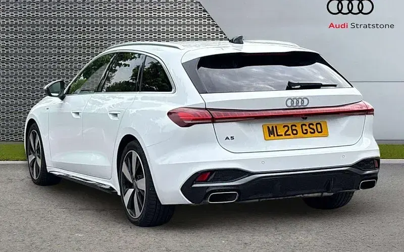 Used Audi A5 S-Line 150 HP (110 kW) 2026 White Estate