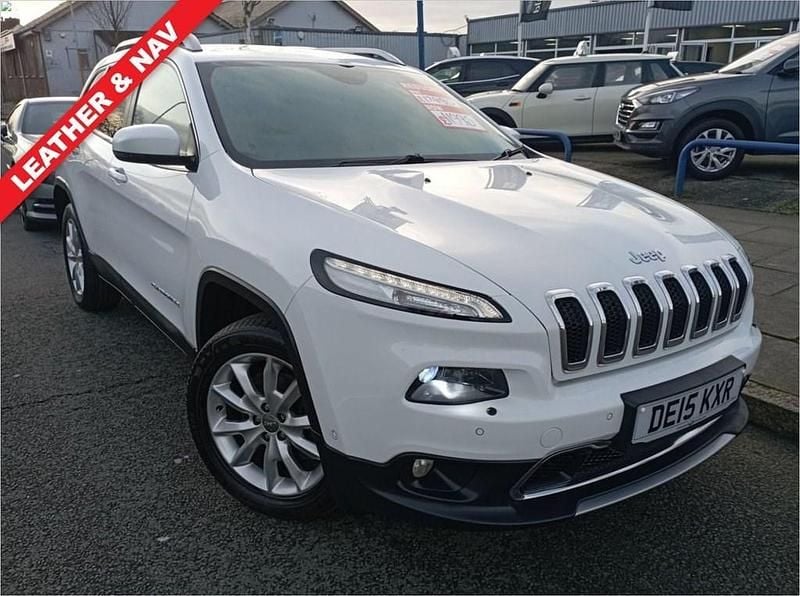 White Used 2015 Jeep Cherokee Limited SUV | £9,977 (A bit pricey) - Image 1/4