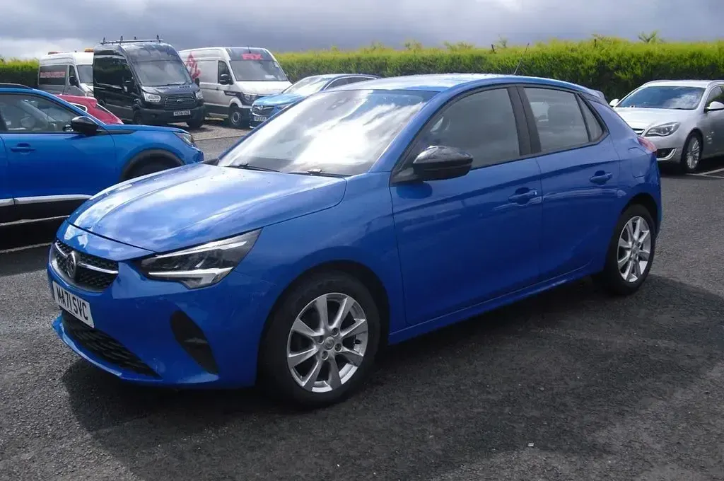 Used Vauxhall Corsa 75 HP (55 kW) 2021 Blue Hatchback
