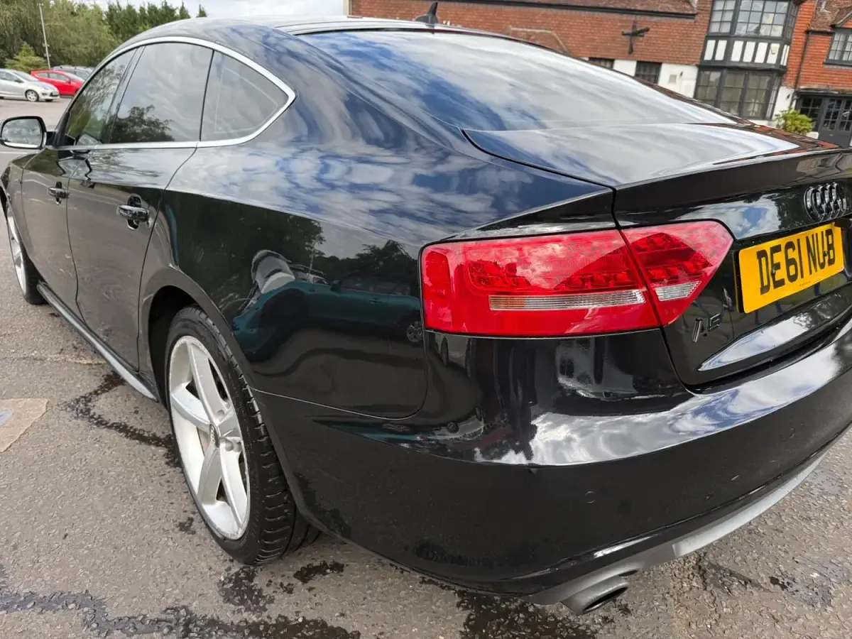 Used Audi A5 Sportback S-Line 2011 Black Hatchback