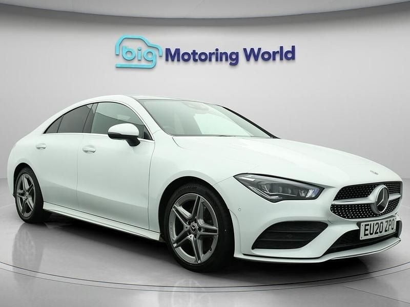 White Used 2020 Mercedes CLA220 AMG Line Premium Plus Sedan | £24,550 (Fair price) - Image 1/4