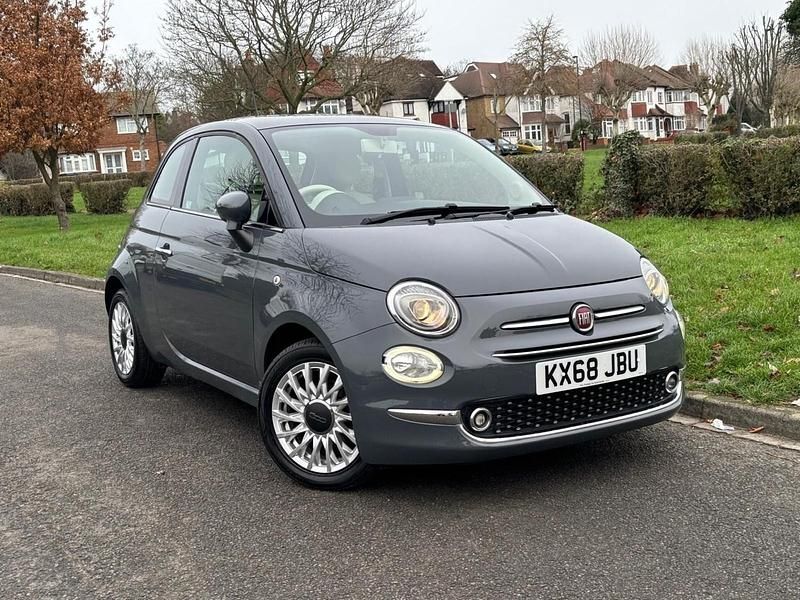 Used Fiat 500 Lounge 69 HP (50 kW) 2018 Grey Hatchback
