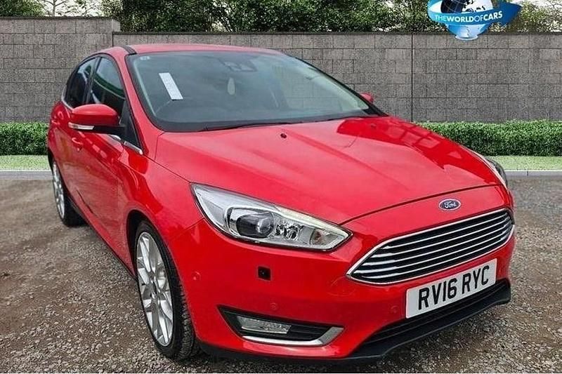 Red Used 2016 Ford Focus Titanium X Hatchback | £4,250 (Fair price) - Image 1/1