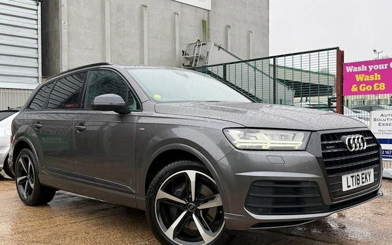 Used Audi Q7 Black Edition 272 HP (200 kW) 2018 Grey SUV