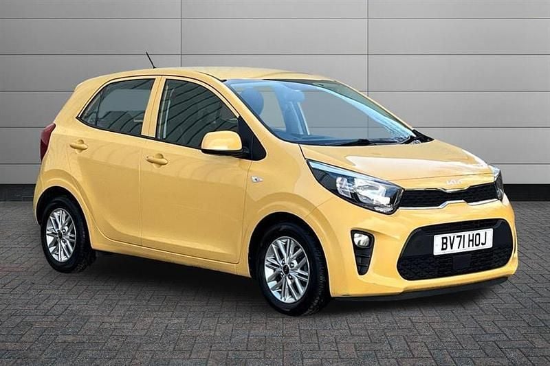 Used Kia Picanto 67 HP (49 kW) 2021 Yellow Hatchback