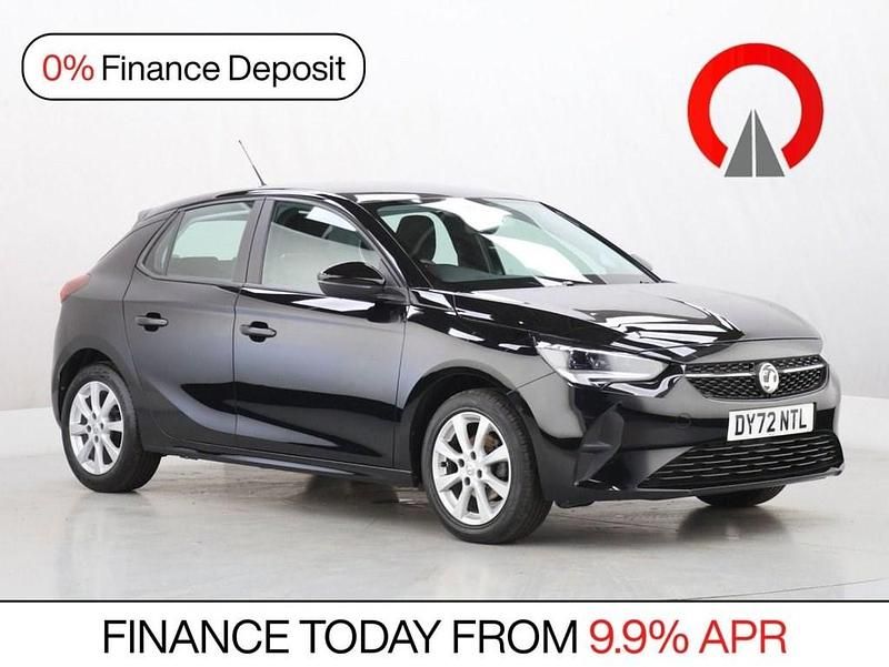 Used Vauxhall Corsa Design Edition 75 HP (55 kW) 2022 Black Hatchback
