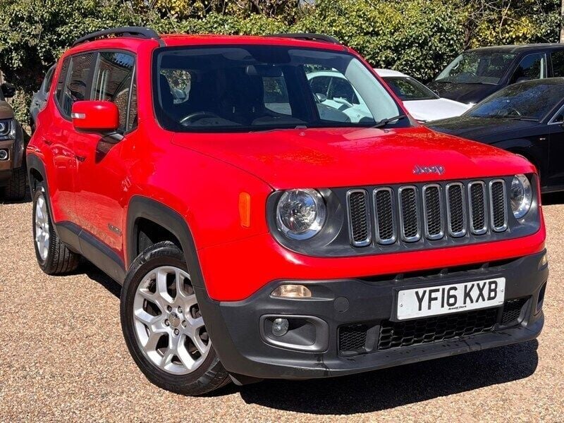 Red Used 2016 Jeep Renegade Longitude SUV | £9,250 (Good price) - Image 1/4