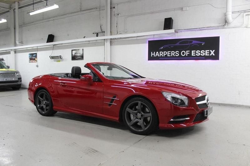Used Mercedes SL350 306 HP (225 kW) 2013 Red Cabriolet