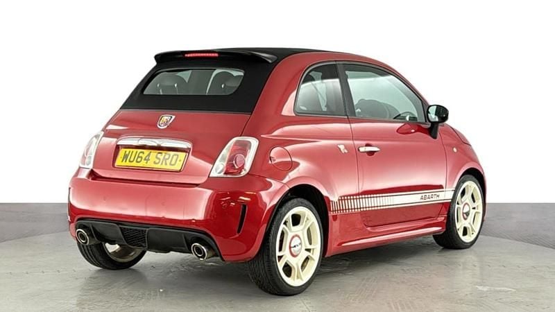 Used Abarth 500C 135 HP (99 kW) 2014 Red Cabriolet