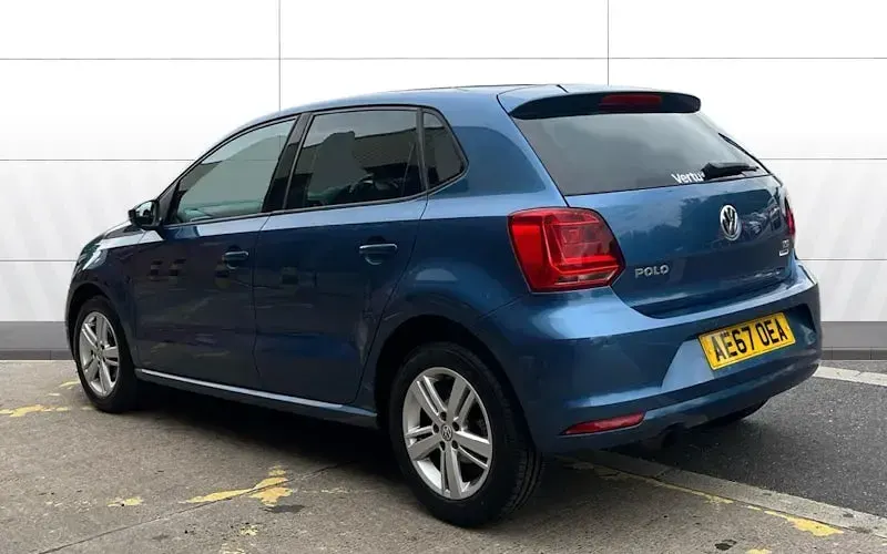 Used VW Polo Edition 90 HP (66 kW) 2017 Blue Hatchback