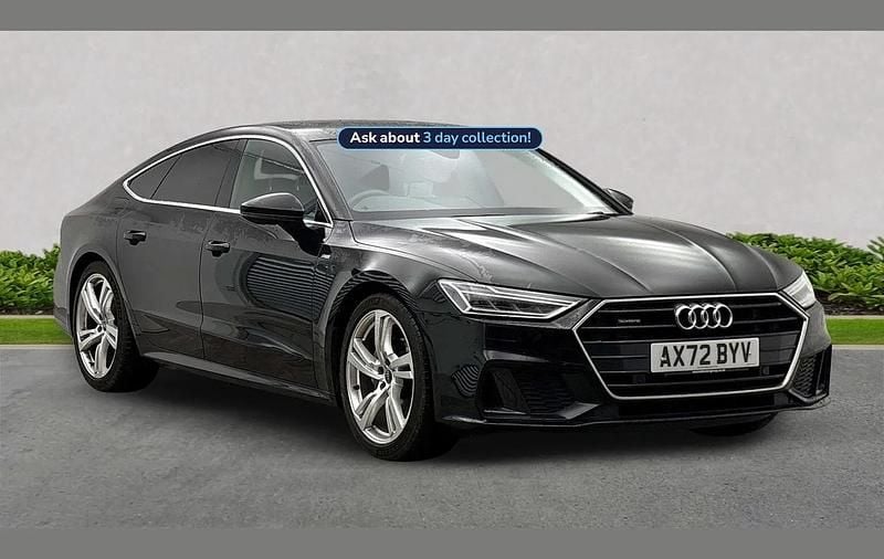 Used Audi A7 S-Line 200 HP (147 kW) 2023 Black Sedan