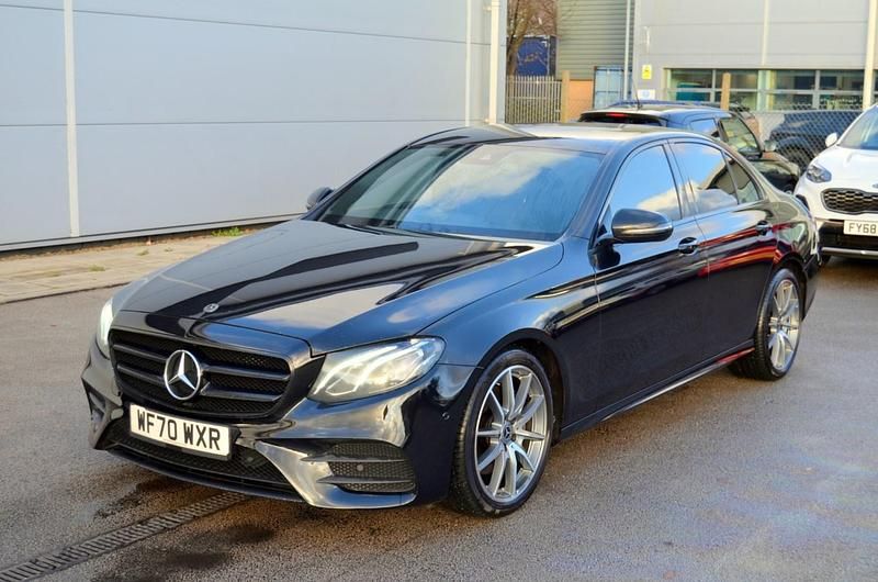 Used Mercedes E200 AMG line 184 HP (135 kW) 2020 Black Sedan