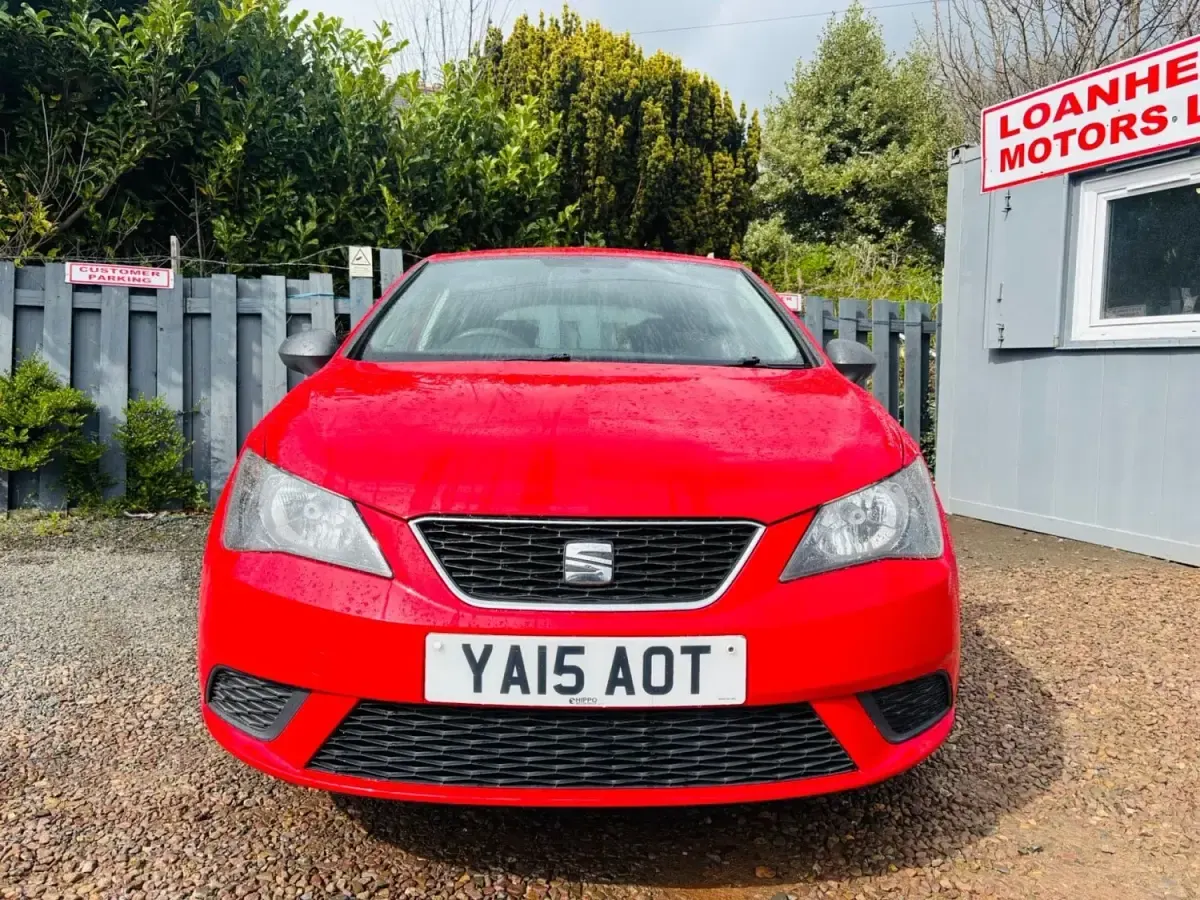 Begagnad Seat Ibiza 2015 Röd Halvkombi