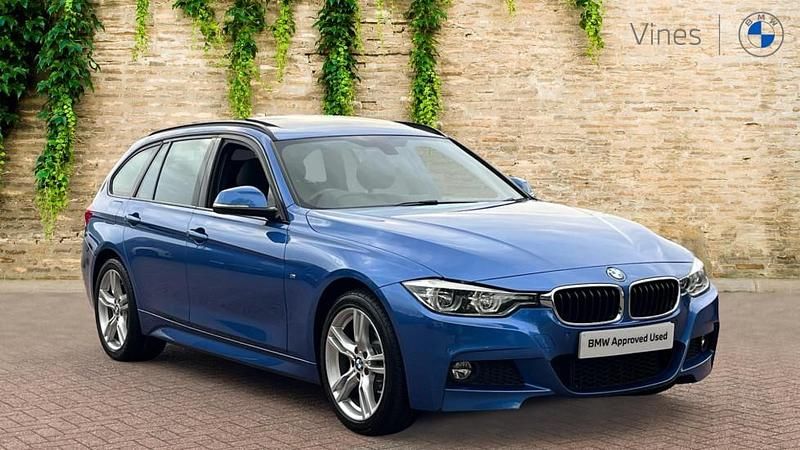 Blue Used 2018 BMW 320 M Sport Estate | £18,436 (Fair price) - Image 1/4