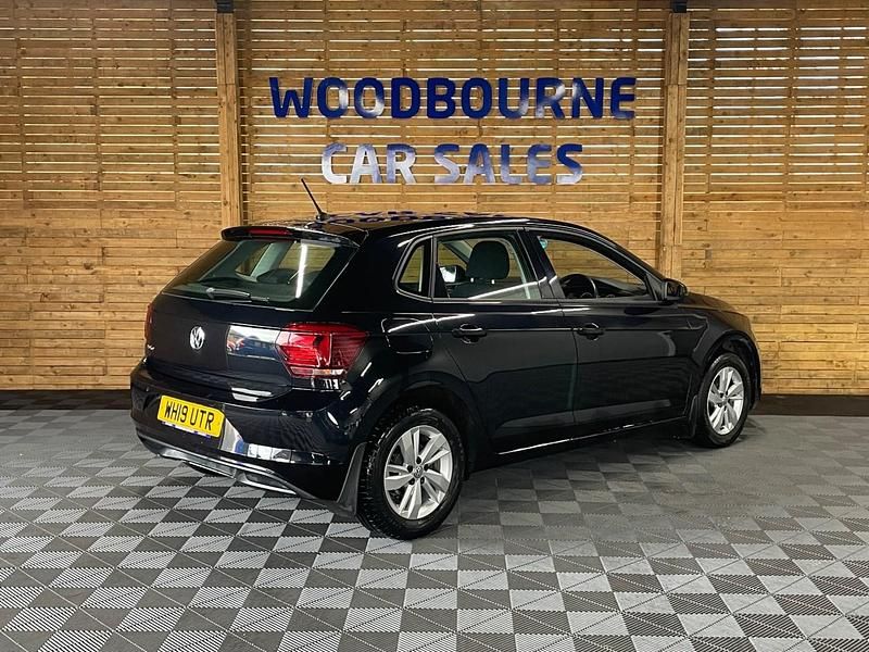 Used VW Polo SE 95 HP (69 kW) 2019 Black Hatchback