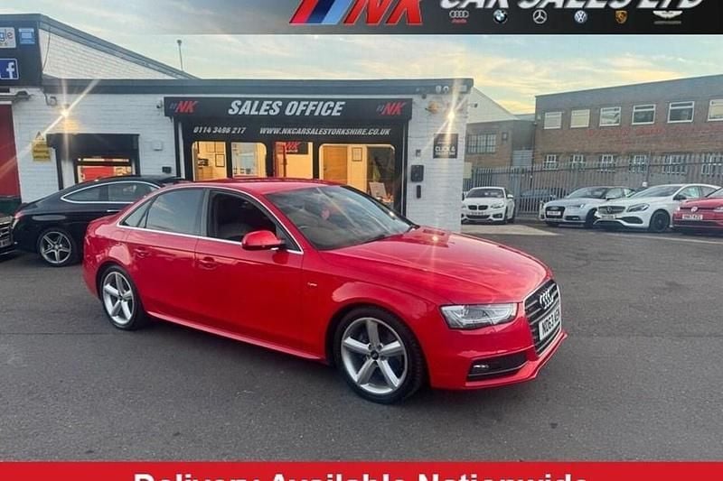 Red Used 2013 Audi A4 S-Line Sedan | £6,495 (Fair price) - Image 1/1