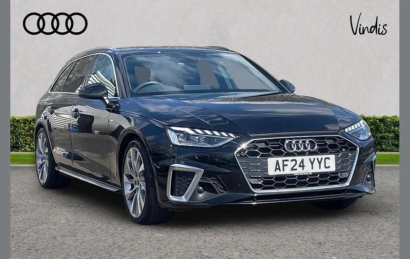 Used Audi A4 S-Line 200 HP (147 kW) 2024 Black Estate