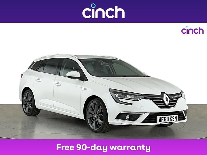 White Used 2018 Renault Mégane GrandTour Signature Estate | £10,399 (Fair price) - Image 1/3