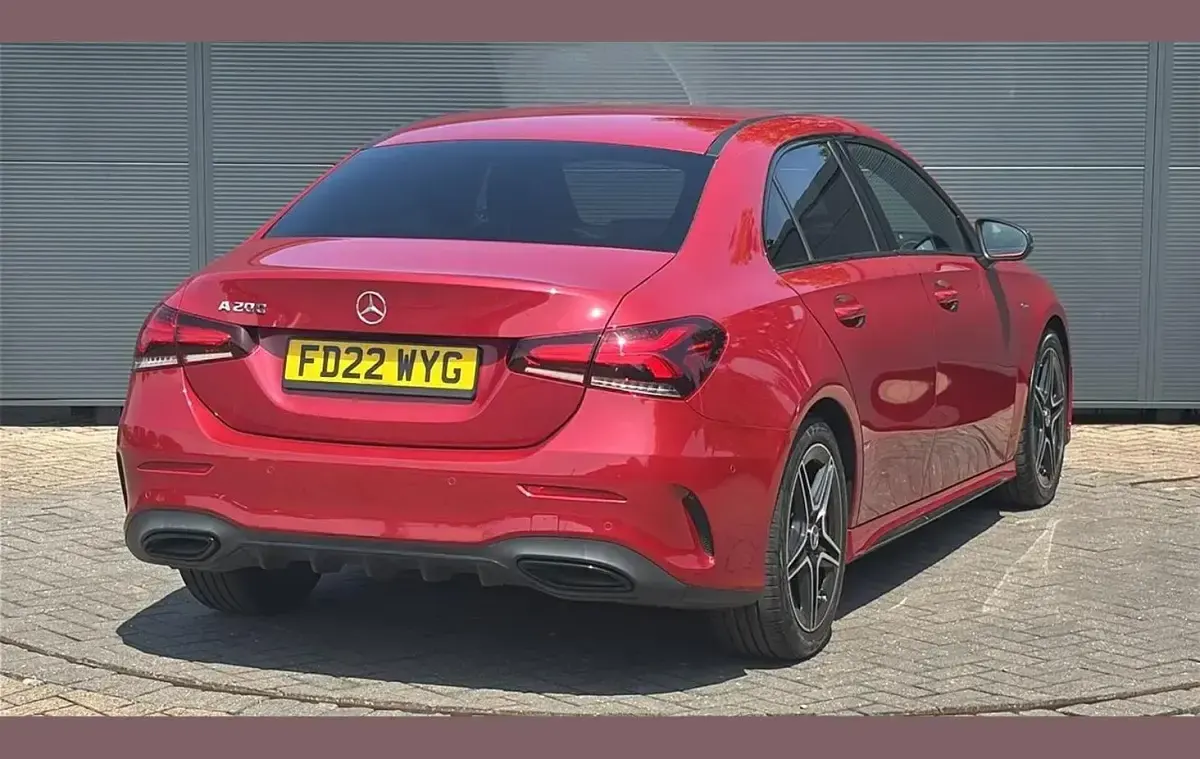 Used Mercedes A200 Executive 163 HP (119 kW) 2022 Red Sedan