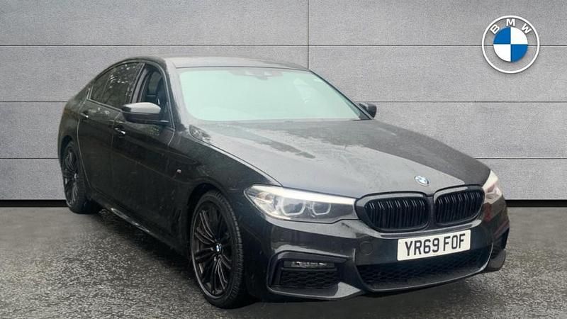 Black Used 2019 BMW 520 M Sport | £16,990 (Fair price) - Image 1/4