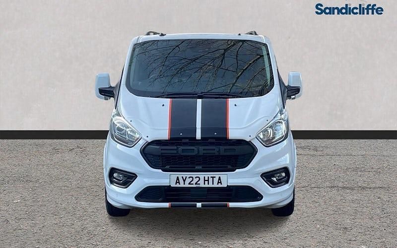 Used Ford Transit Custom Sport 185 HP (136 kW) 2021 Frozen white Van
