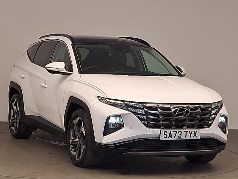 White Used 2023 Hyundai Tucson Ultimate SUV | £24,498 (Expensive) - Image 1/4