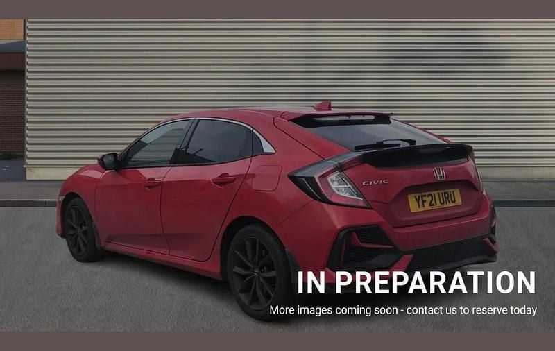 Used Honda Civic EX 126 HP (92 kW) 2021 Red Hatchback