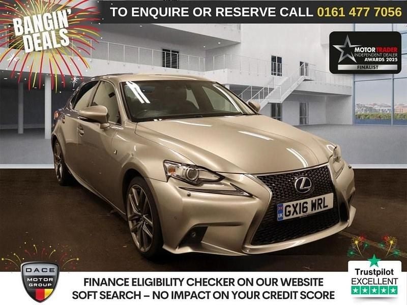 Silver Used 2016 Lexus IS300h Sport Line Sedan | £14,890 (Fair price) - Image 1/3