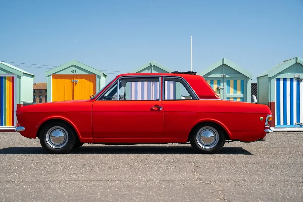 Used Ford Cortina 1969 Red Sedan